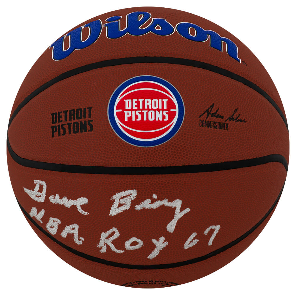 Dave Bing Signed Detroit Pistons Logo Wilson Alliance NBA Basketball w/ROY 1967 - BINBSK223 - Dave Bing Signed Detroit Pistons Logo Wilson Alliance NBA Basketball w/ROY 1967 product image