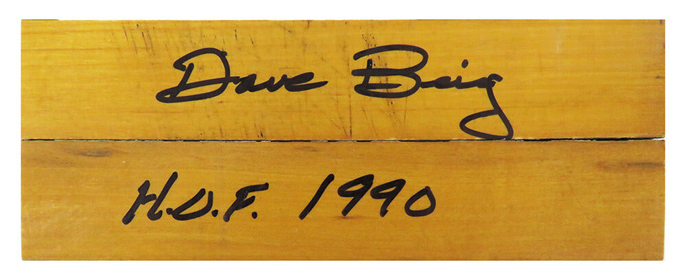Dave Bing Signed 8x3 Basketball Court Floor Piece w/HOF 1990 - BINFLO200 - Dave Bing Signed 8x3 Basketball Court Floor Piece w/HOF 1990 product image
