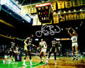 Larry Bird Signed Boston Celtics 3-Pt Shot vs Lakers Action 8x10 Photo - BIR08P217 - Larry Bird Signed Boston Celtics 3-Pt Shot vs Lakers Action 8x10 Photo product image