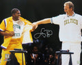 Larry Bird Signed Celtics Retire Night w/Magic Johnson 16x20 Photo - BIR16P257 - Larry Bird Signed Celtics Retire Night w/Magic Johnson 16x20 Photo product image