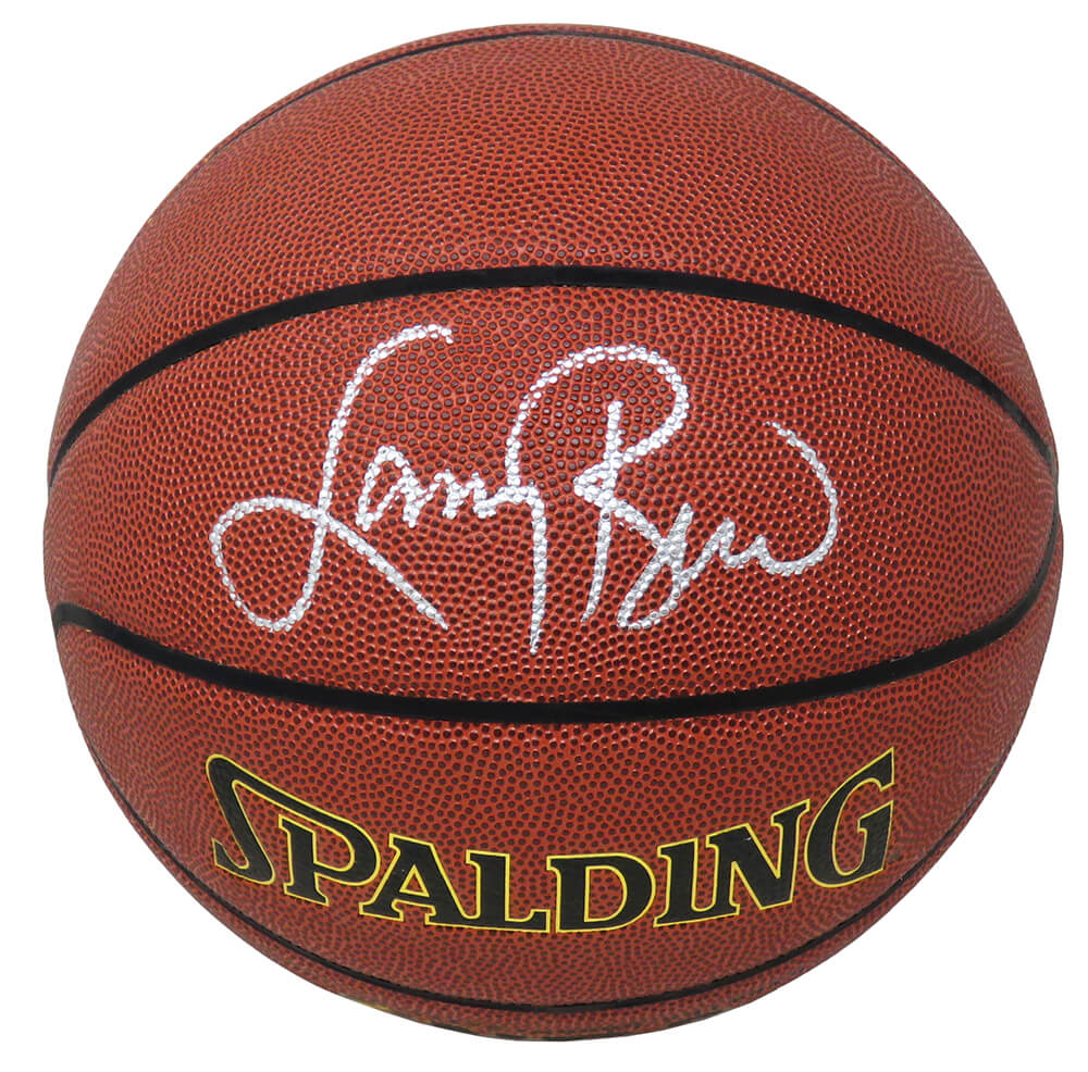 Larry Bird Signed Spalding Indoor/Outdoor Basketball - BIRBSK200 - Larry Bird Signed Spalding Indoor/Outdoor Basketball product image