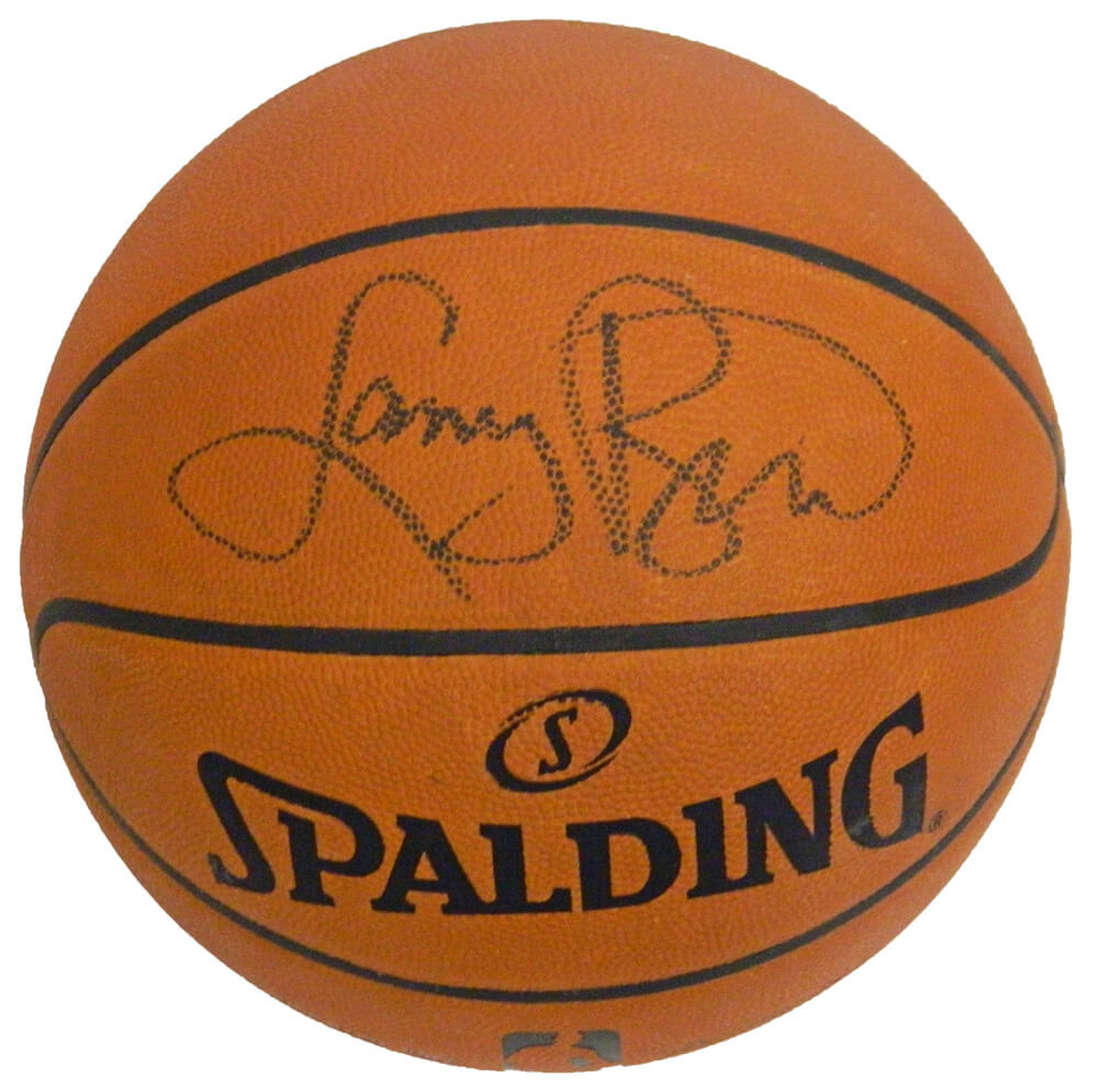 Larry Bird Signed Spalding NBA Official Leather Basketball - BIRBSK207 - Larry Bird Signed Spalding NBA Official Leather Basketball product image