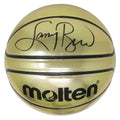 Larry Bird Signed Molten Gold Official Size Basketball - BIRBSK212 - Larry Bird Signed Molten Gold Official Size Basketball product image