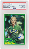 Larry Bird Signed Boston Celtics 1981 Topps Basketball Card #4 (PSA/DNA Encapsulated) - BIRCAR212 - Larry Bird Signed Boston Celtics 1981 Topps Basketball Card #4 (PSA/DNA Encapsulated) product image