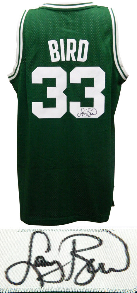 Larry Bird Signed Celtics Green Adidas Swingman Jersey - BIRJRY200 - Larry Bird Signed Celtics Green Adidas Swingman Jersey product image