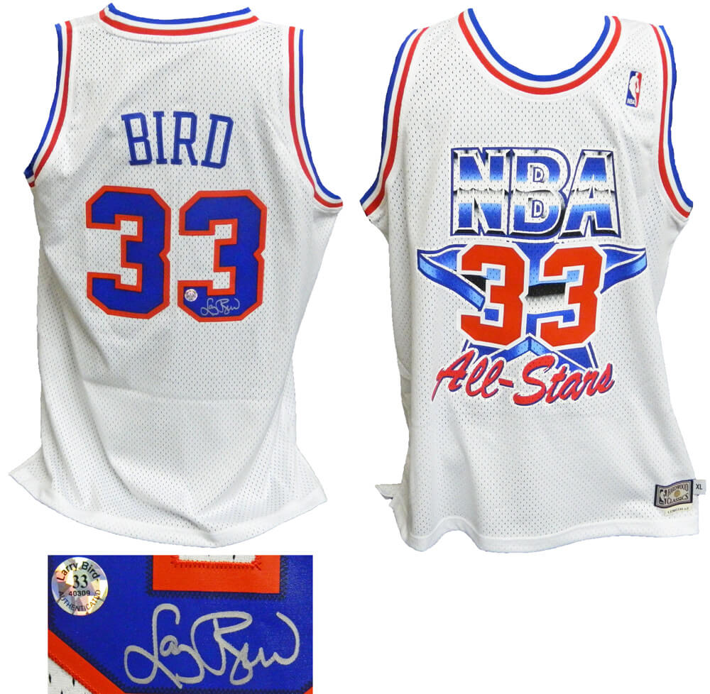 Larry Bird Signed Eastern Conference 1992 All Star Game Official Adidas White Throwback Swingman Jersey - BIRJRY205 - Larry Bird Signed Eastern Conference 1992 All Star Game Official Adidas White Throwback Swingman Jersey product image