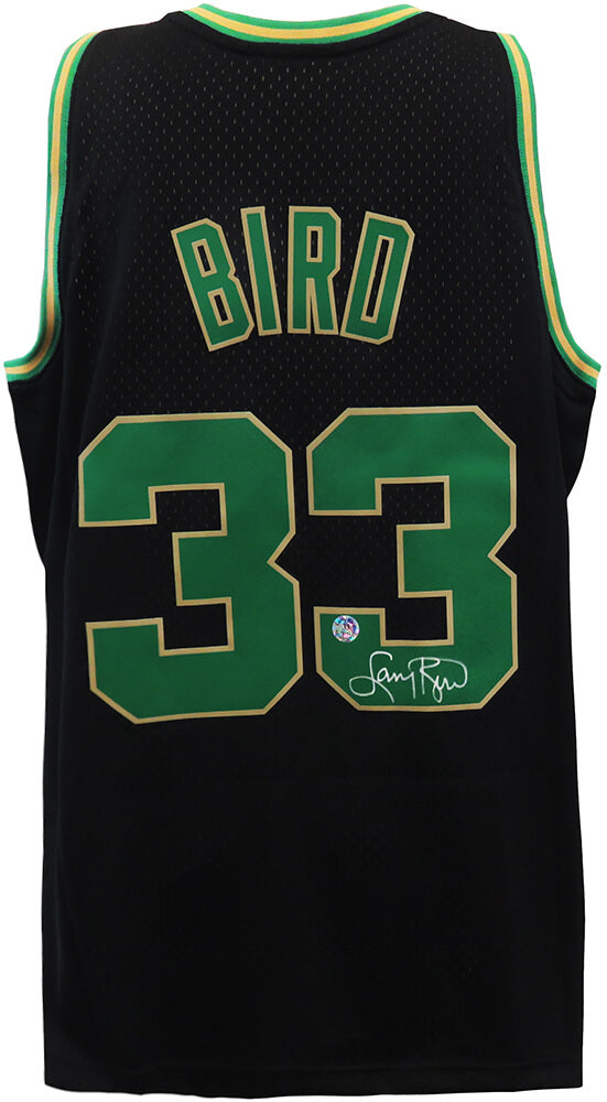 Larry Bird Signed Boston Celtics Black Alternate Mitchell & Ness NBA Swingman Jersey - BIRJRY212 - Larry Bird Signed Boston Celtics Black Alternate Mitchell & Ness NBA Swingman Jersey product image