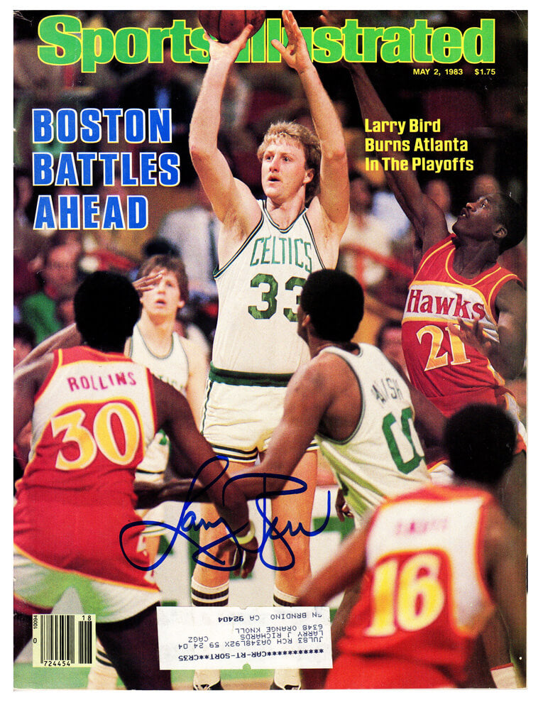 Larry Bird Signed Boston Celtics Sports Illustrated Original May 2, 1983 Magazine - BIRMAG204 - Larry Bird Signed Boston Celtics Sports Illustrated Original May 2, 1983 Magazine product image