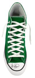 Larry Bird Signed Converse Chuck Taylor All Star Hi B Grade Green Men's Basketball Shoe - Size 11 (Right Foot) - BIRSHO201 - Larry Bird Signed Converse Chuck Taylor All Star Hi B Grade Green Men's Basketball Shoe - Size 11 (Right Foot) product image