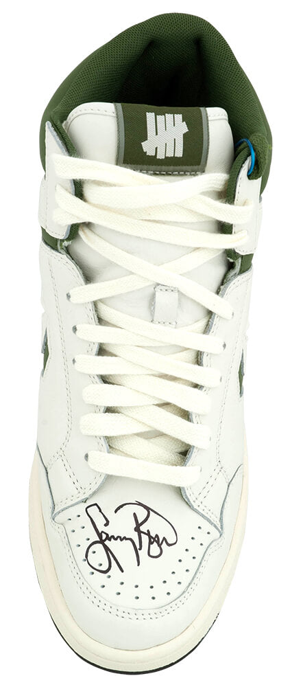 Larry Bird Signed Converse X Undefeated Weapons White & Green Men's Basketball Shoe - Size 8.5 (Left Foot) - BIRSHO202 - Larry Bird Signed Converse X Undefeated Weapons White & Green Men's Basketball Shoe - Size 8.5 (Left Foot) product image