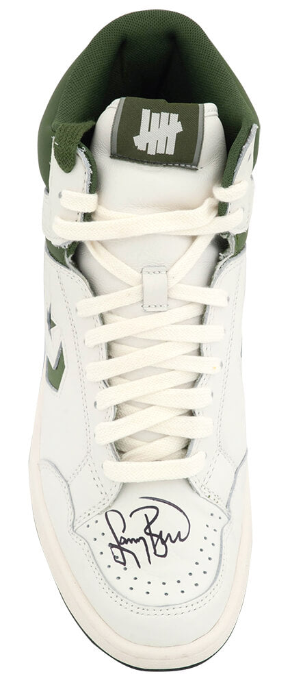 Larry Bird Signed Converse X Undefeated Weapons White & Green Men's Basketball Shoe - Size 8.5 (Right Foot) - BIRSHO203 - Larry Bird Signed Converse X Undefeated Weapons White & Green Men's Basketball Shoe - Size 8.5 (Right Foot) product image