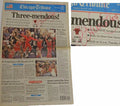 B.J. Armstrong Signed Autographed Chicago Tribune 6/21/93 Bulls Three-Peat - ARMMAG200 - B.J. Armstrong Signed Autographed Chicago Tribune 6/21/93 Bulls Three-Peat product image