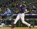Charlie Blackmon Signed Colorado Rockies Swinging Action 8x10 Photo (Fanatics) - BLA08P120 - Charlie Blackmon Signed Colorado Rockies Swinging Action 8x10 Photo (Fanatics) product image