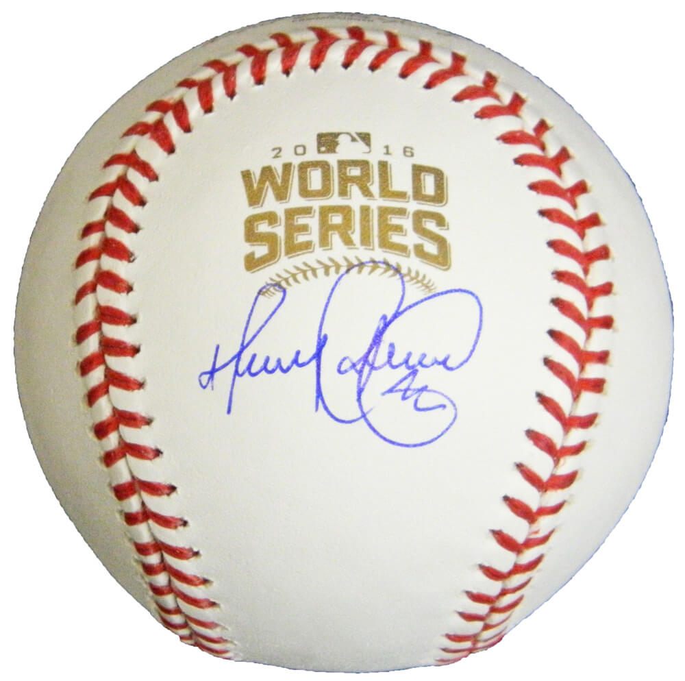 Henry Blanco Signed Rawlings Official 2016 World Series Baseball - BLABSB100 - Henry Blanco Signed Rawlings Official 2016 World Series Baseball product image