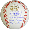 Henry Blanco Signed Rawlings 2016 World Series Baseball w/2016 WS Champs, Curse Reversed, Fly The W - BLABSB102 - Henry Blanco Signed Rawlings 2016 World Series Baseball w/2016 WS Champs, Curse Reversed, Fly The W product image