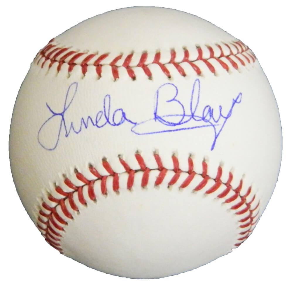 Linda Blair Signed Rawlings Official MLB Baseball - BLABSB500 - Linda Blair Signed Rawlings Official MLB Baseball product image