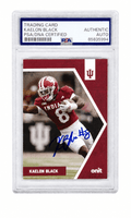 Kaelon Black Signed Indiana Hoosiers 2025 Onit Football Card #B34 - (PSA Encapsulated) - BLACAR312 - Kaelon Black Signed Indiana Hoosiers 2025 Onit Football Card #B34 - (PSA Encapsulated) product image