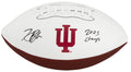 Kaelon Black Signed Indiana Hoosiers Logo Brands White Logo Football w/2025 Champs - BLAFTB321 - Kaelon Black Signed Indiana Hoosiers Logo Brands White Logo Football w/2025 Champs product image