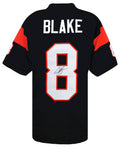 Jeff Blake Signed Black Custom Football Jersey - BLAJRY310 - Jeff Blake Signed Black Custom Football Jersey product image