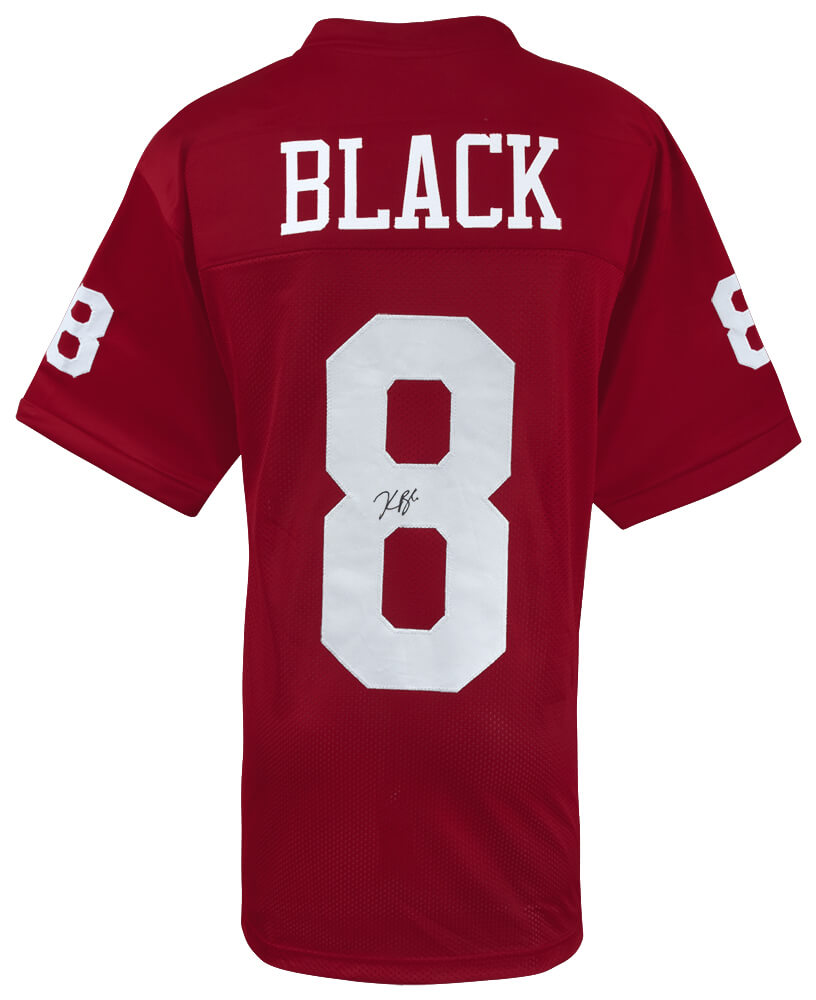 Kaelon Black Signed Red Custom College Football Jersey - BLAJRY320 - Kaelon Black Signed Red Custom College Football Jersey product image