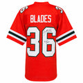 Bennie Blades Signed Orange Throwback Custom College Football Jersey w/87 Nat'l Champs - BLAJRY331 - Bennie Blades Signed Orange Throwback Custom College Football Jersey w/87 Nat'l Champs product image