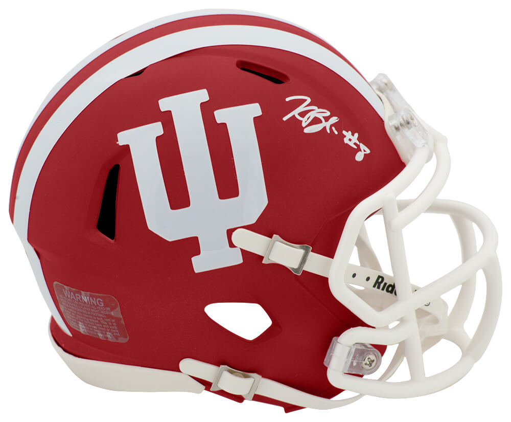 Kaelon Black Signed Indiana Hoosiers Riddell Speed Mini Helmet - BLAMIN320 - Kaelon Black Signed Indiana Hoosiers Riddell Speed Mini Helmet product image