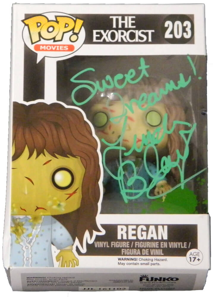 Linda Blair Signed The Exorcist Regan Funko Pop Vinyl Doll w/Sweet Dreams - BLAOTH507 - Linda Blair Signed The Exorcist Regan Funko Pop Vinyl Doll w/Sweet Dreams product image
