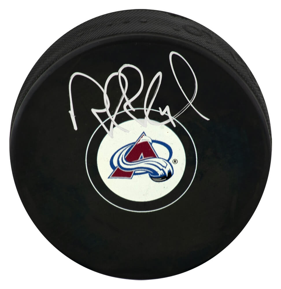 Rob Blake Signed Colorado Avalanche Logo Hockey Puck - BLAPUC402 - Rob Blake Signed Colorado Avalanche Logo Hockey Puck product image