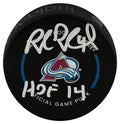Rob Blake Signed Colorado Avalanche Logo Official Hockey Puck w/HOF'14 - BLAPUC404 - Rob Blake Signed Colorado Avalanche Logo Official Hockey Puck w/HOF'14 product image