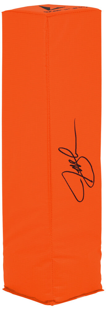 Jeff Blake Signed BSN Orange Football Endzone Pylon - BLAPYL300 - Jeff Blake Signed BSN Orange Football Endzone Pylon product image
