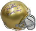 Rocky Bleier Signed Notre Dame Riddell Mini Helmet w/66 Nat'l Champs - BLEMIN302 - Rocky Bleier Signed Notre Dame Riddell Mini Helmet w/66 Nat'l Champs product image
