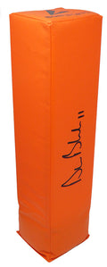 Drew Bledsoe Signed Orange Endzone Football Pylon - BLEPYL310 - Drew Bledsoe Signed Orange Endzone Football Pylon product image
