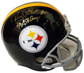 Rocky Bleier Signed Pittsburgh Steelers Throwback Riddell Full Size Replica Helmet w/4x SB Champs - BLEREP300 - Rocky Bleier Signed Pittsburgh Steelers Throwback Riddell Full Size Replica Helmet w/4x SB Champs product image