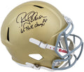 Rocky Bleier Signed Notre Dame Riddell Full Size Speed Replica Helmet w/66 Natl Champs - BLEREP306 - Rocky Bleier Signed Notre Dame Riddell Full Size Speed Replica Helmet w/66 Natl Champs product image