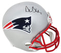 Drew Bledsoe Signed New England Patriots Riddell Full Size Replica Helmet - BLEREP320 - Drew Bledsoe Signed New England Patriots Riddell Full Size Replica Helmet product image