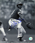 Vida Blue Signed Oakland A's B&W Pitching 8x10 Photo - BLU08P110TW - Vida Blue Signed Oakland A's B&W Pitching 8x10 Photo product image