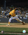Vida Blue Signed Oakland A's Yellow Jersey Pitching 8x10 Photo w/71 CY - BLU08P114TW - Vida Blue Signed Oakland A's Yellow Jersey Pitching 8x10 Photo w/71 CY product image