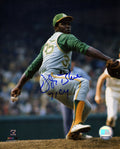 Vida Blue Signed Oakland A's Windup Pitching 8x10 Photo w/71 CY - BLU08P116TW - Vida Blue Signed Oakland A's Windup Pitching 8x10 Photo w/71 CY product image