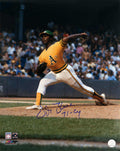 Vida Blue Signed Oakland A's Yellow Jersey Pitching Action 16x20 Photo w/71 CY - BLU16P111TW - Vida Blue Signed Oakland A's Yellow Jersey Pitching Action 16x20 Photo w/71 CY product image