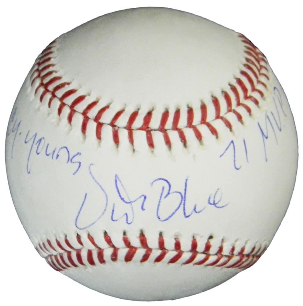 Vida Blue Signed Rawlings Official MLB Baseball w/71 MVP, Cy Young - BLUBSB110 - Vida Blue Signed Rawlings Official MLB Baseball w/71 MVP, Cy Young product image