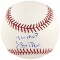 Vida Blue Signed Rawlings (Selig) MLB Baseball w/71 MVP - BLUBSB114TW - Vida Blue Signed Rawlings (Selig) MLB Baseball w/71 MVP product image