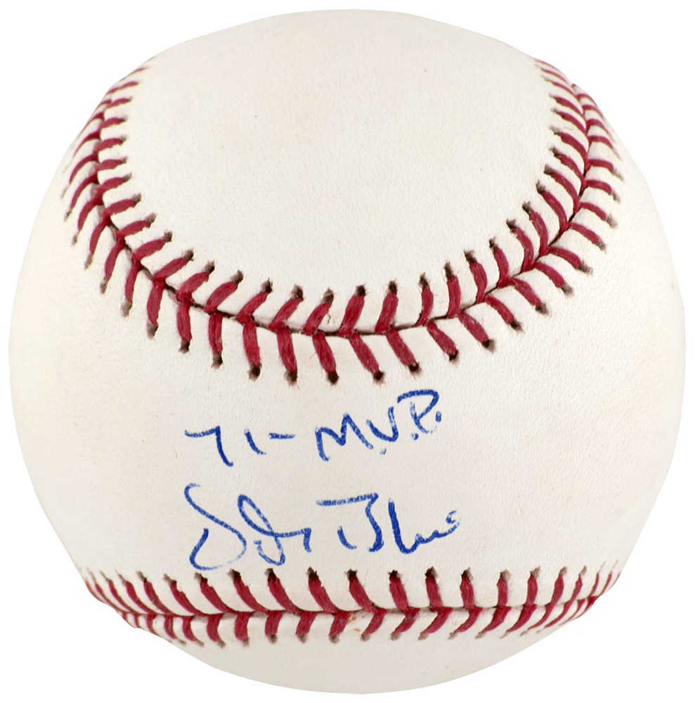 Vida Blue Signed Rawlings (Selig) MLB Baseball w/71 MVP - BLUBSB114TW - Vida Blue Signed Rawlings (Selig) MLB Baseball w/71 MVP product image