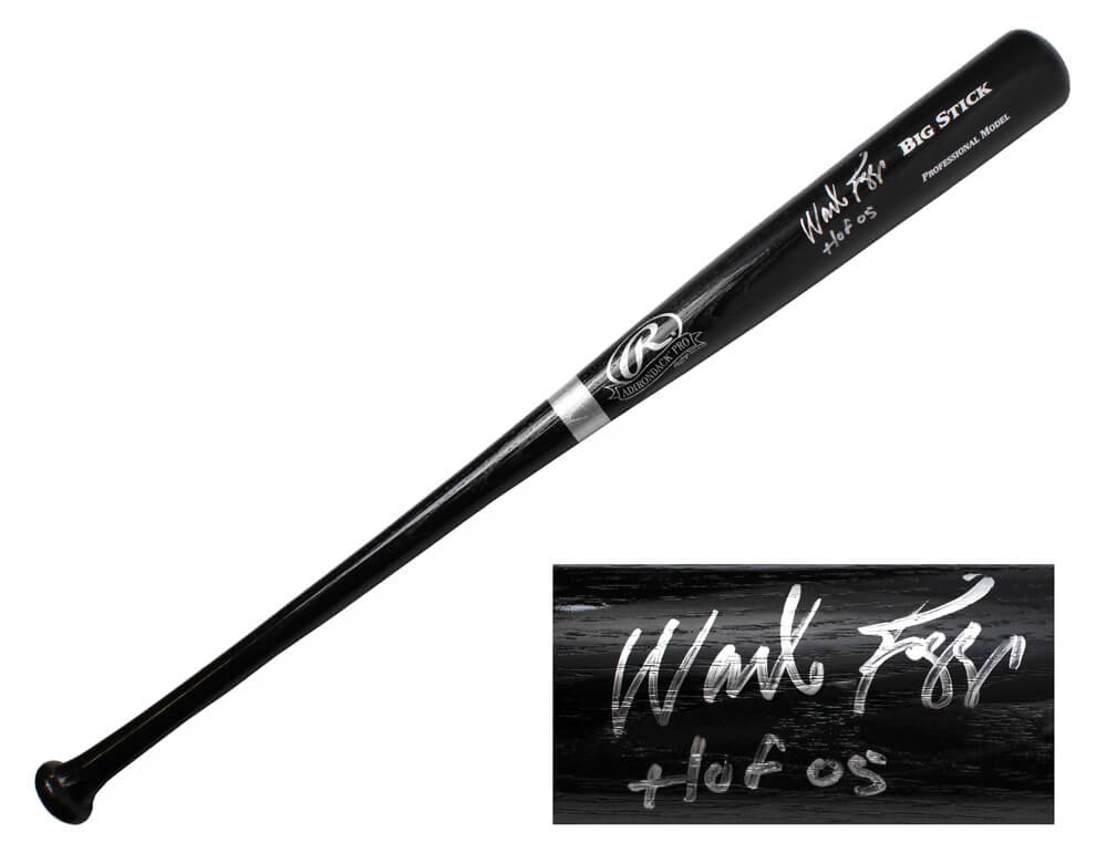 Wade Boggs Signed Rawlings Big Stick Black Baseball Bat w/HOF'05 - BOGBAT100 - Wade Boggs Signed Rawlings Big Stick Black Baseball Bat w/HOF'05 product image