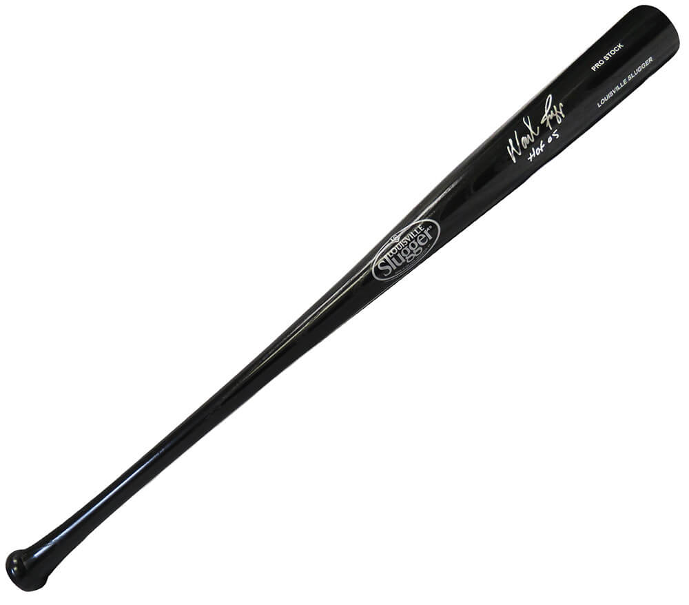 Wade Boggs Signed Louisville Slugger Black Baseball Bat w/HOF'05 - BOGBAT101 - Wade Boggs Signed Louisville Slugger Black Baseball Bat w/HOF'05 product image