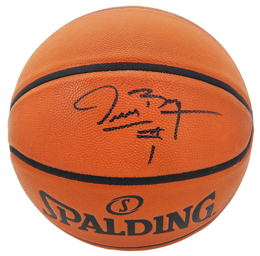 Mugsy Bogues Signed Spalding Game Series Replica NBA Basketball - BOGBSK200 - Mugsy Bogues Signed Spalding Game Series Replica NBA Basketball product image