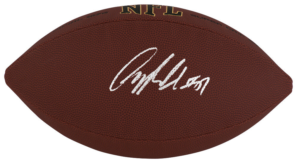 Anquan Boldin Signed Wilson Super Grip Full Size NFL Football - BOLFTB300 - Anquan Boldin Signed Wilson Super Grip Full Size NFL Football product image