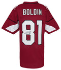 Anquan Boldin Signed Red Custom Football Jersey - BOLJRY300 - Anquan Boldin Signed Red Custom Football Jersey product image