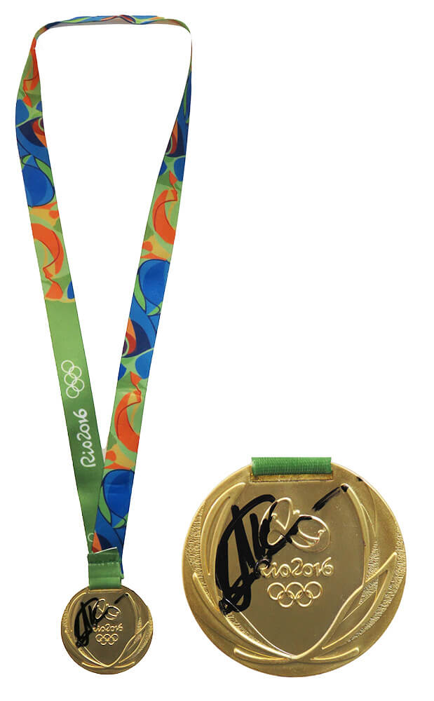 Usian Bolt Signed Rio 2016 Replica Gold Medal (PSA/DNA) - BOLOTH501 - Usian Bolt Signed Rio 2016 Replica Gold Medal (PSA/DNA) product image