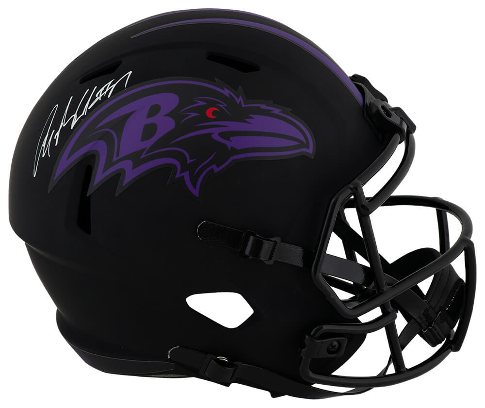 Anquan Boldin Signed Baltimore Ravens Eclipse Riddell Full Size Speed Replica Helmet - BOLREP300 - Anquan Boldin Signed Baltimore Ravens Eclipse Riddell Full Size Speed Replica Helmet product image