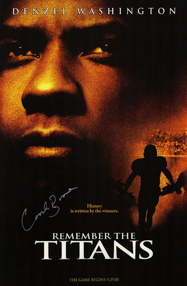 Coach Herman Boone Signed 'Remember The Titans' 11x17 Movie Poster - BOOPST502 - Coach Herman Boone Signed 'Remember The Titans' 11x17 Movie Poster product image